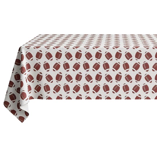 52" x 72" Football Vinyl Table Cover by Celebrate It™